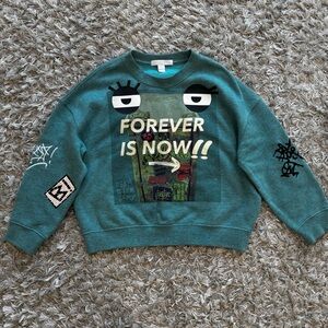 Burberry Children’s Turquoise Sweatshirt Size 6